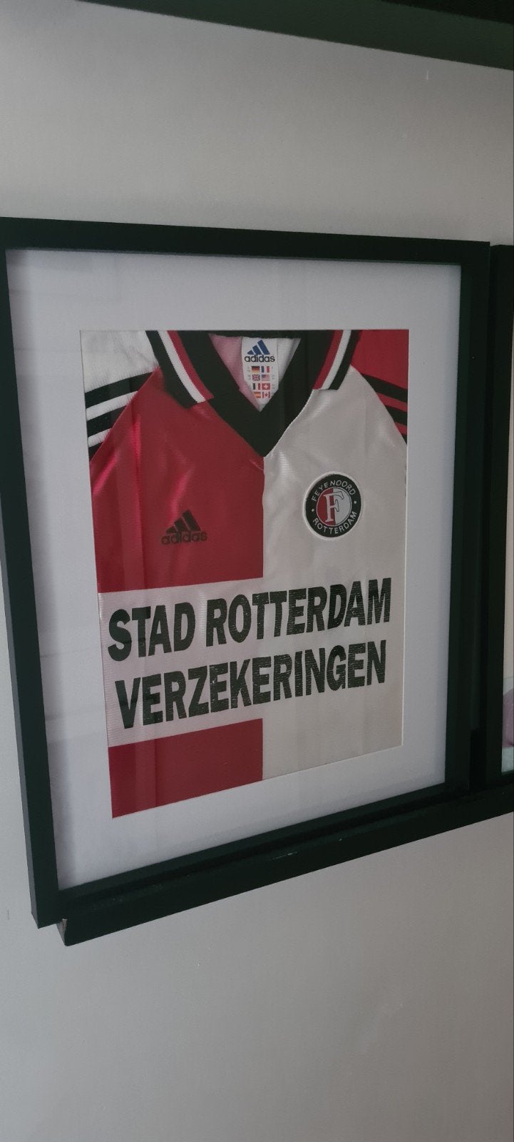 Feyenoord shirt ingelijst, van het kampioenseizoen 1998-1999, Ophalen, Zo goed als nieuw, Feyenoord, Shirt