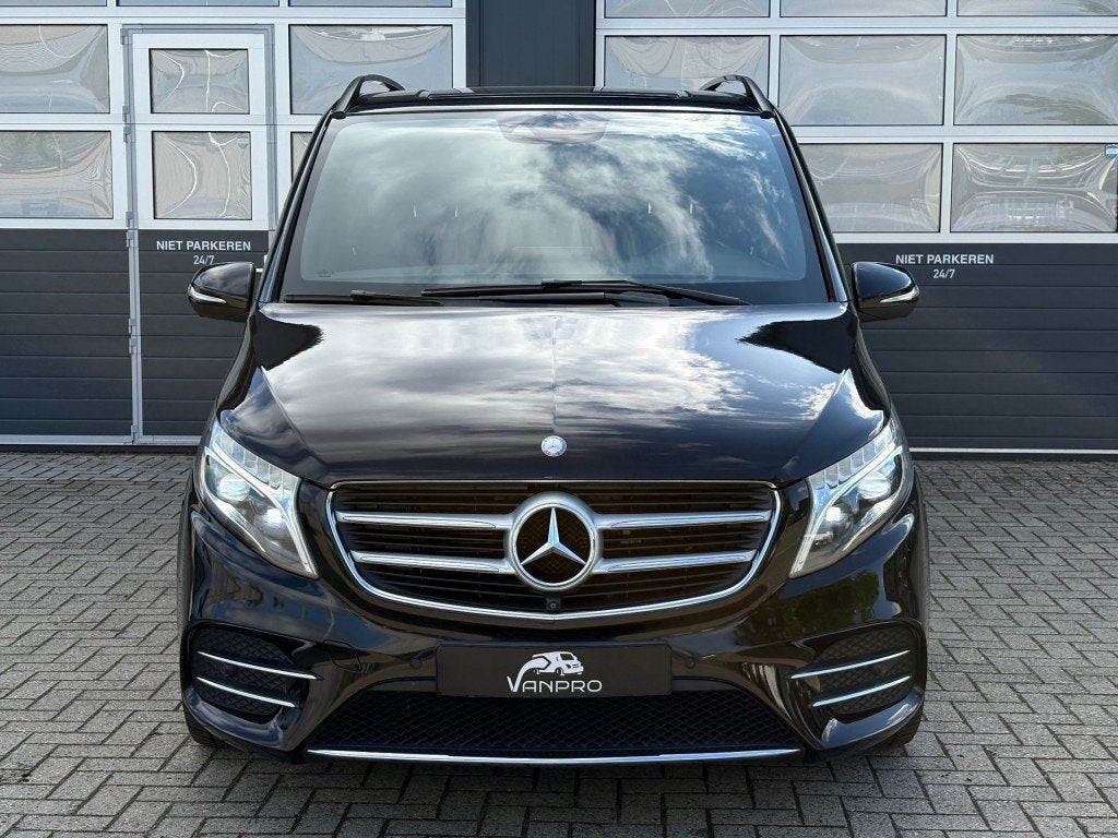 Mercedes-benz V-KLASSE 250d AMG 190pk Automaat Lang Dubbel C, Automaat, Zwart, Mercedes-Benz, Bedrijf