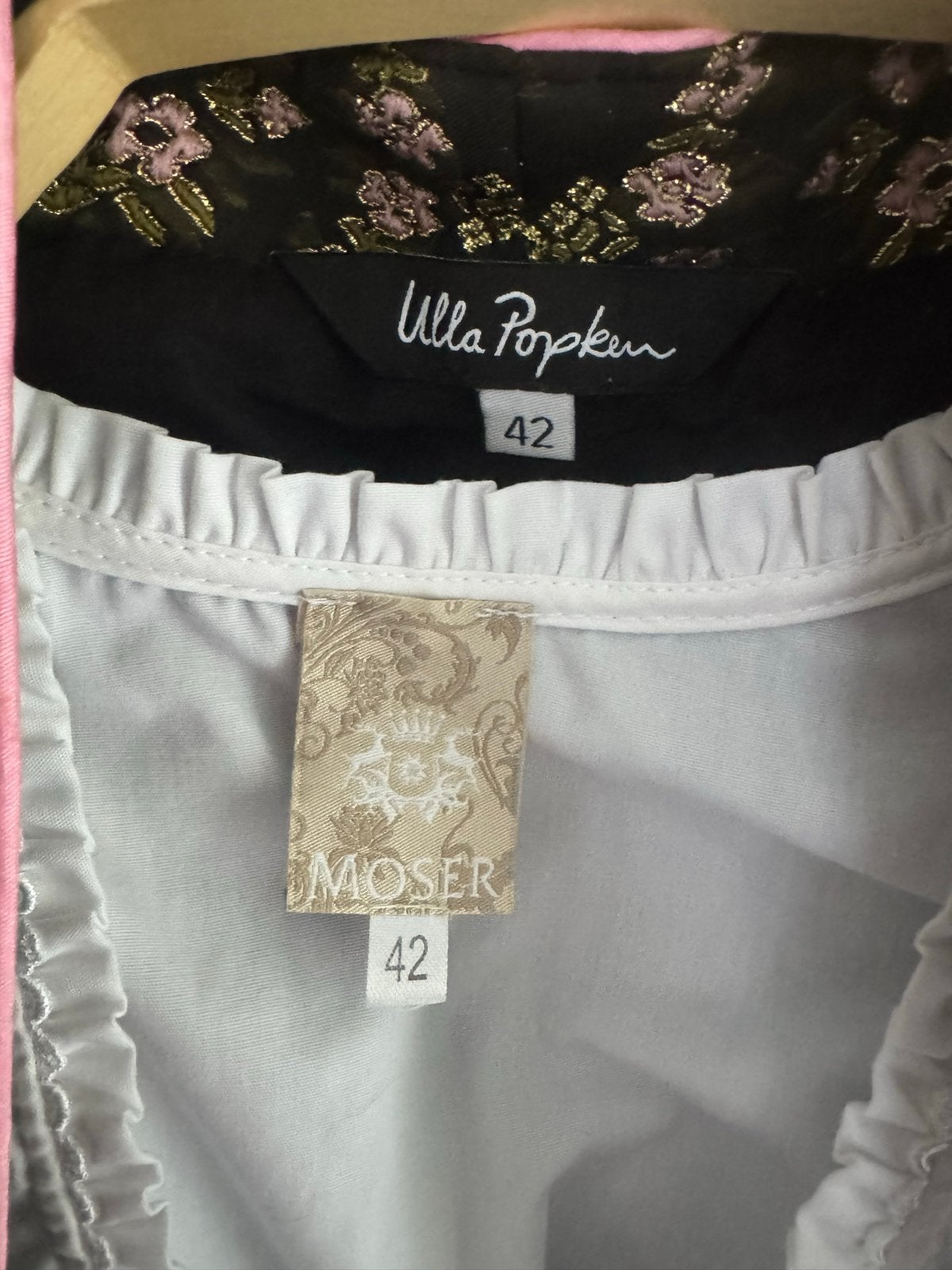 Oktoberfeest Dirndl jurk Ulla Popken -Curvy Maat 42, Zwart, Maat 42/44 (L), Ophalen of Verzenden, Zo goed als nieuw