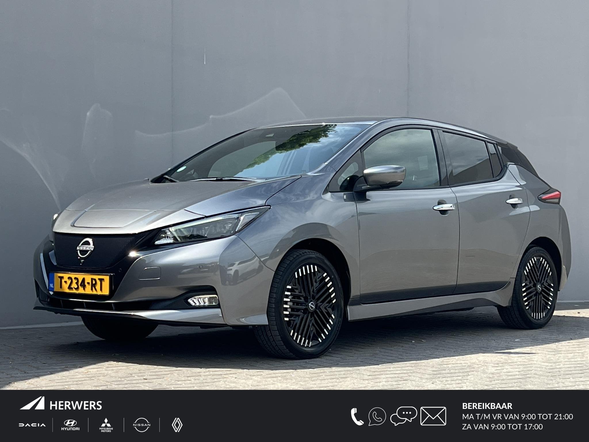 Nissan LEAF e+ Business Executive 62 kWh / Accu SoH 95,71 %, Auto's, Nissan, Gebruikt, Leder en Stof, 385 km, Leaf