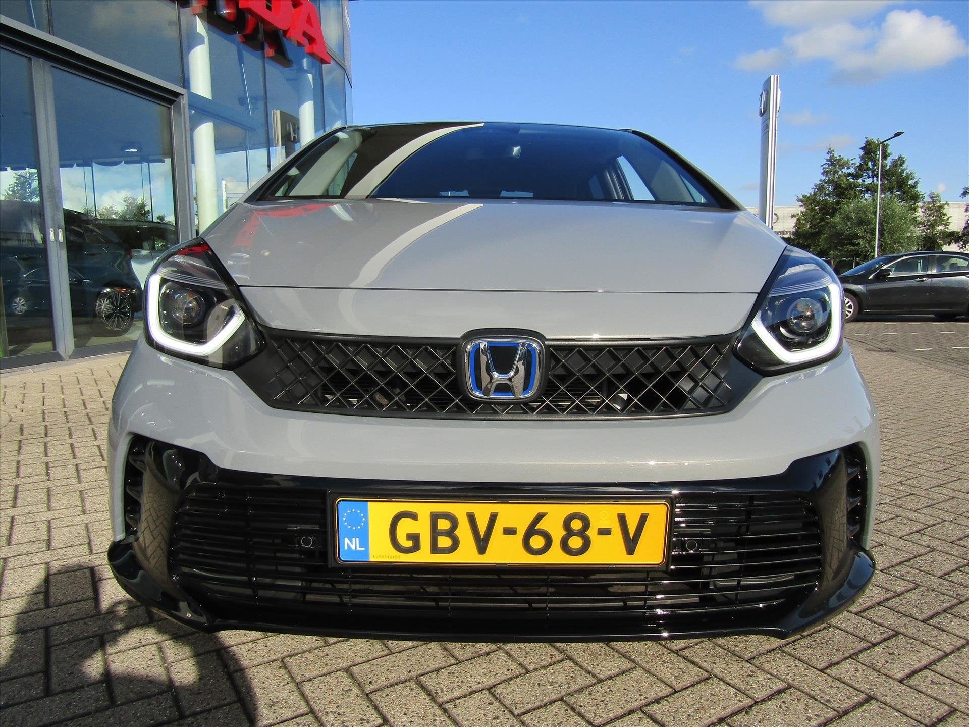 Honda Jazz 1.5 i-MMD 122pk Hybrid CVT Advance Sport, Allweat, Dealer onderhouden, 4 cilinders, Leder en Stof, Origineel Nederlands