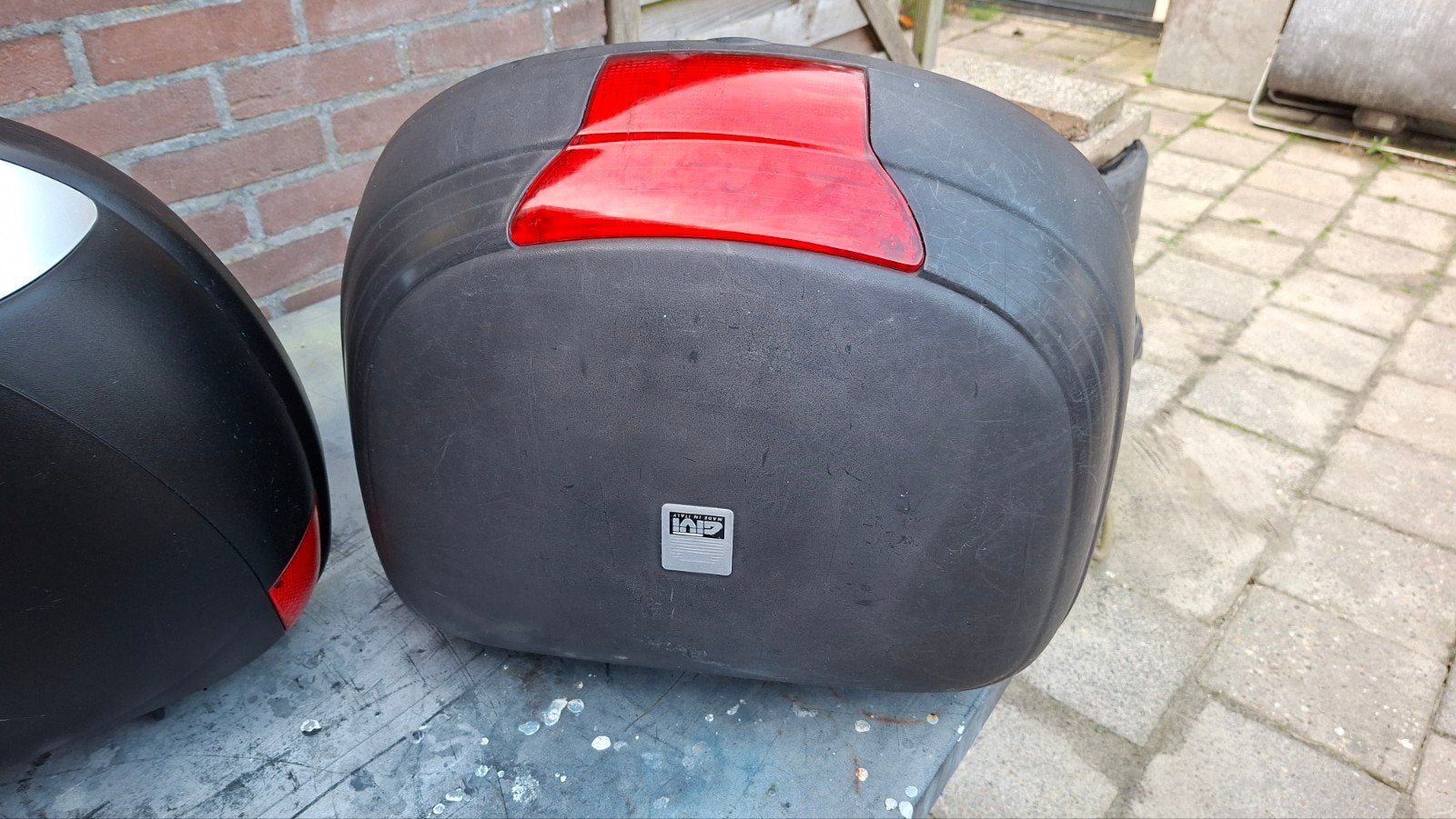 GIVI Topkoffer met plaat, Ophalen, Gebruikt