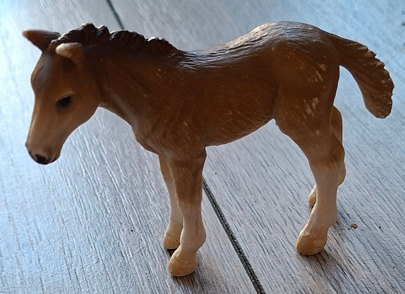 schleich veulen, Ophalen of Verzenden, Zo goed als nieuw, Paard, Beeldje of Figuurtje