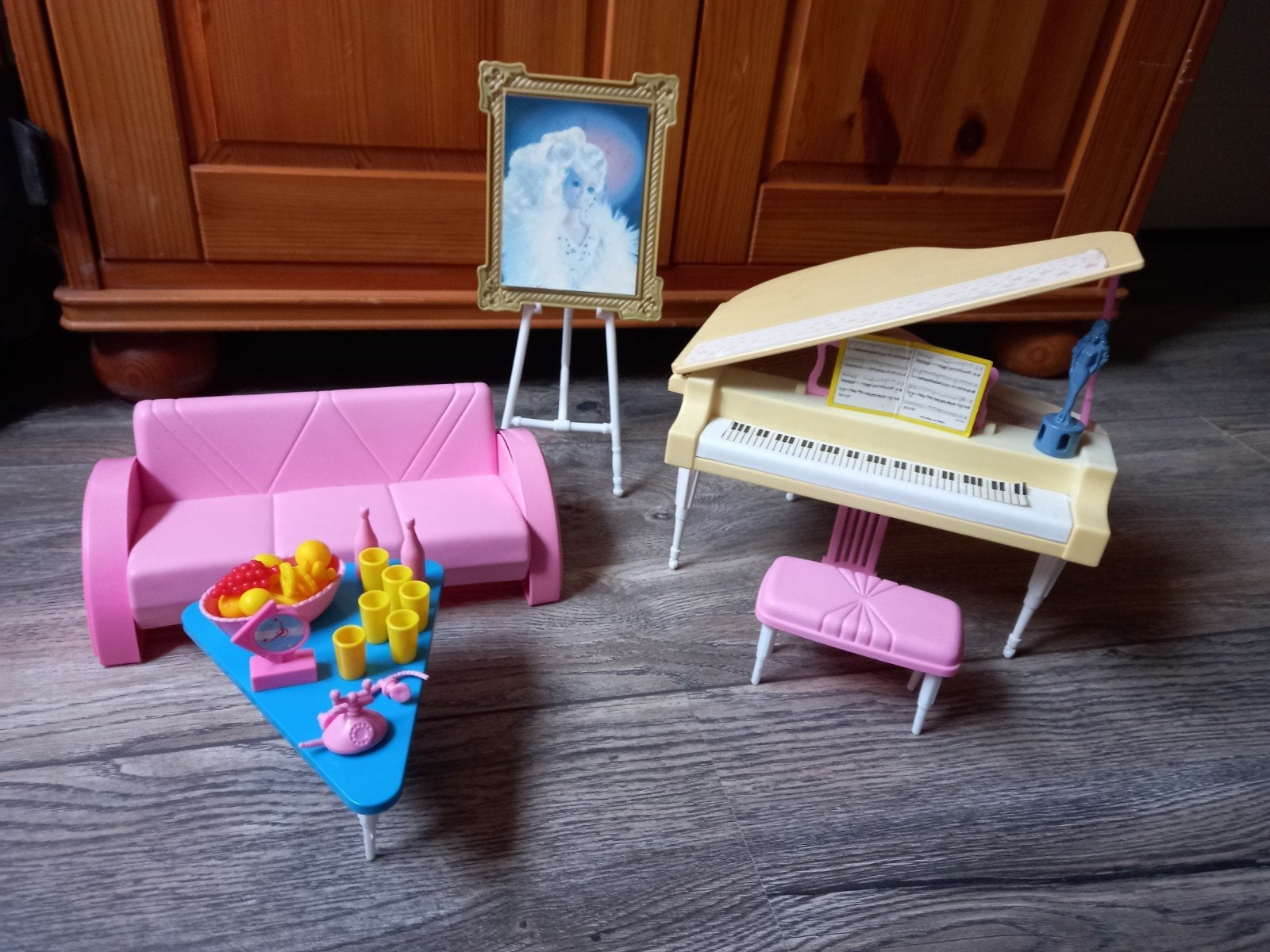 Barbie Superstar Piano Concert 1989, Ophalen of Verzenden, Gebruikt, Accessoires