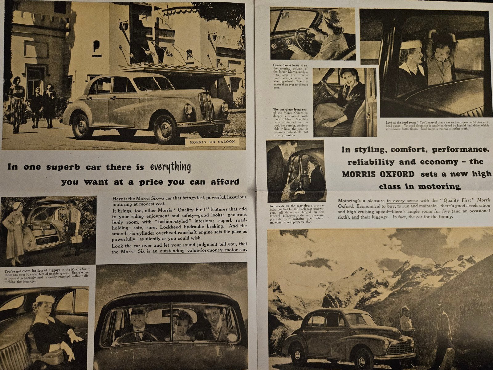 Brochure Morris 1951, Ophalen of Verzenden, Zo goed als nieuw, Overige merken