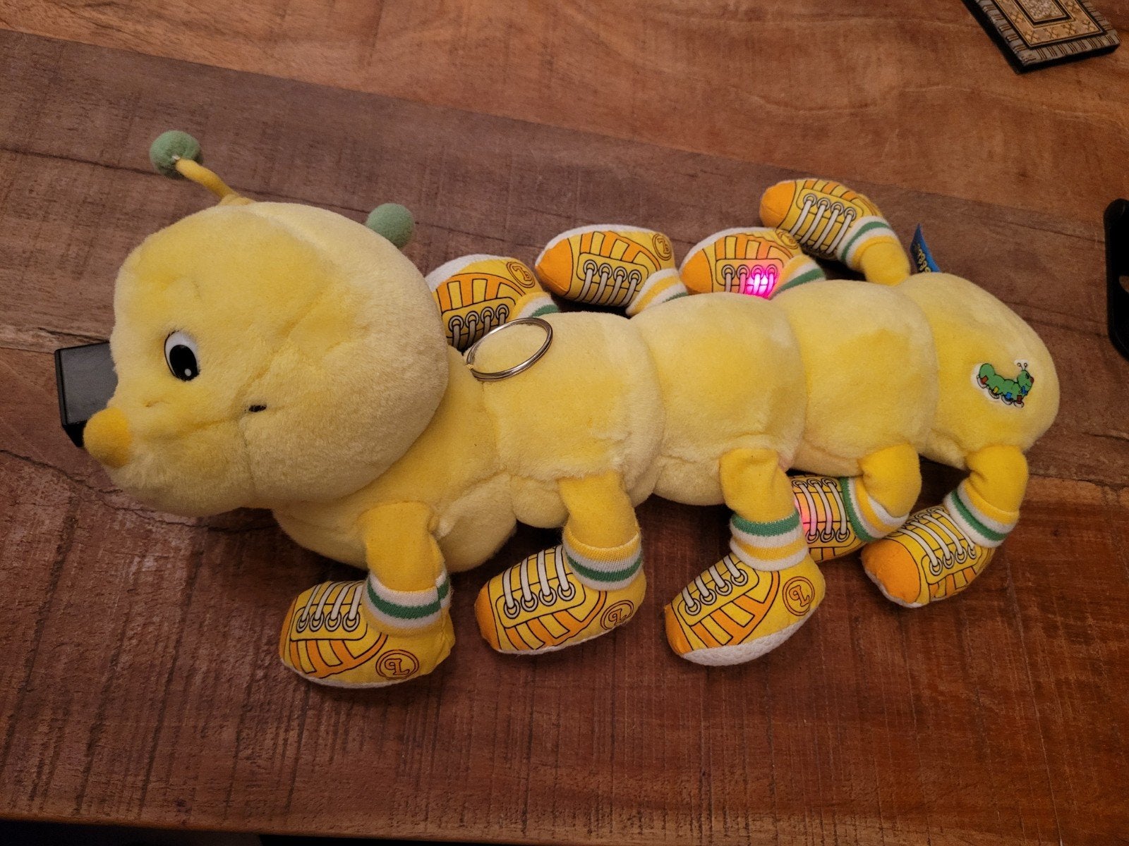 Lots a legs rups knuffel met lichtjes, Gebruikt, Overige merken, Ophalen of Verzenden, Middelgroot (20 tot 80 cm)