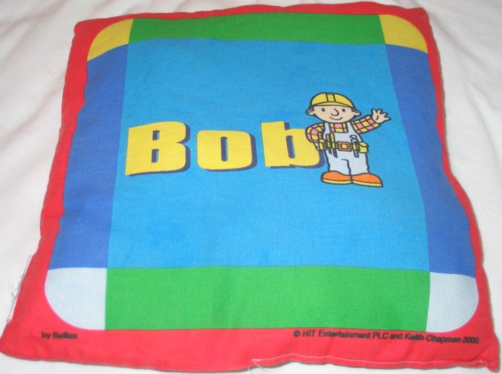 Bob de Bouwer Kussen met Dizzie, Gebruikt, Overige merken, Kleed of Kussen, Ophalen of Verzenden