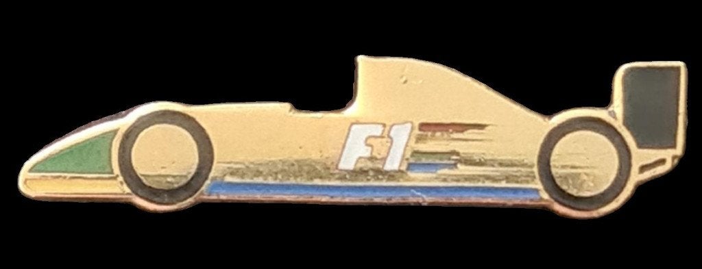F 1 afbeelding pin- goudkleurig, Verzenden, Nieuw, Sport, Speldje of Pin