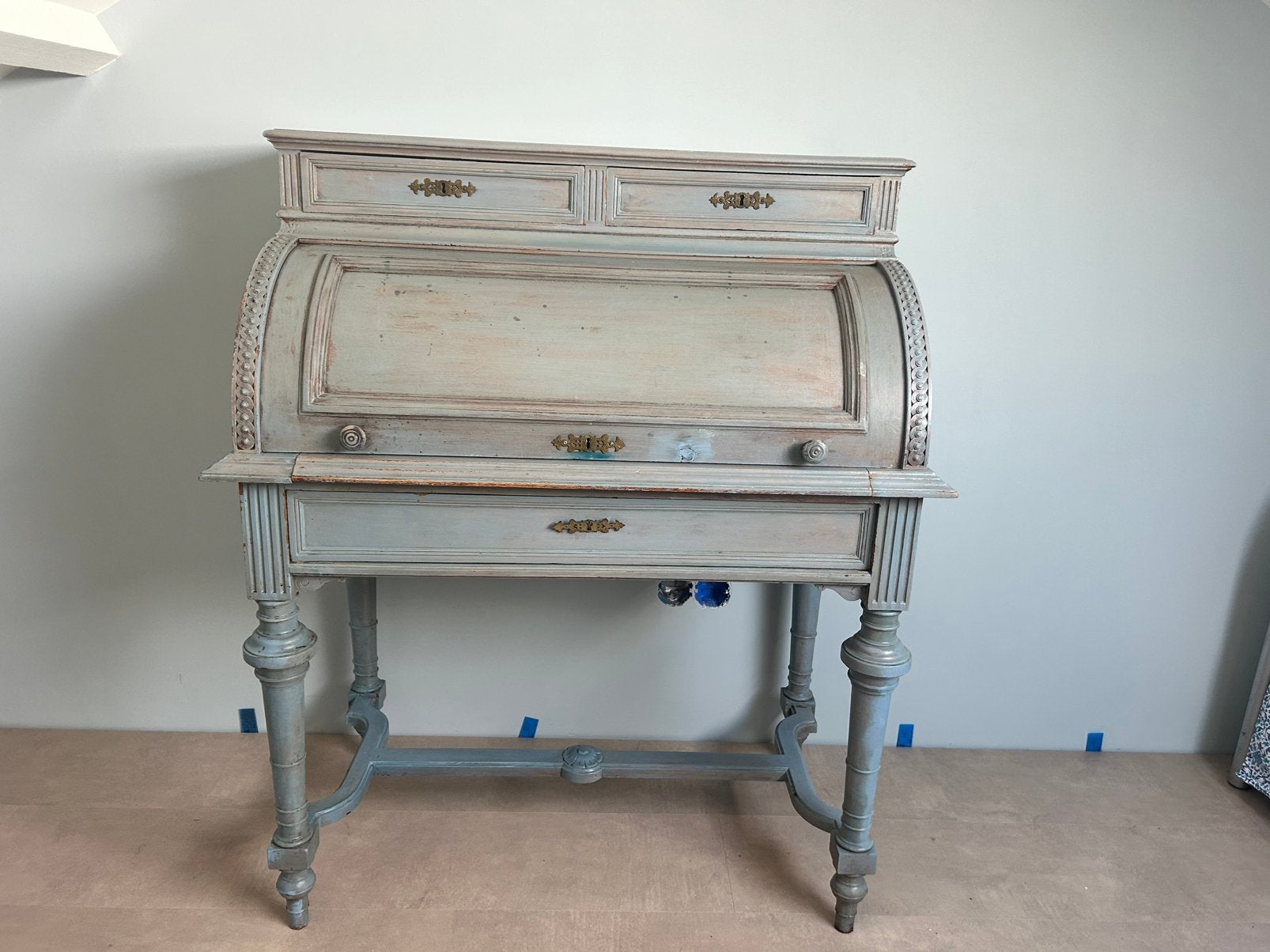 Brocante secretaire, schrijfbureautje, Huis en Inrichting, Ophalen, Zo goed als nieuw
