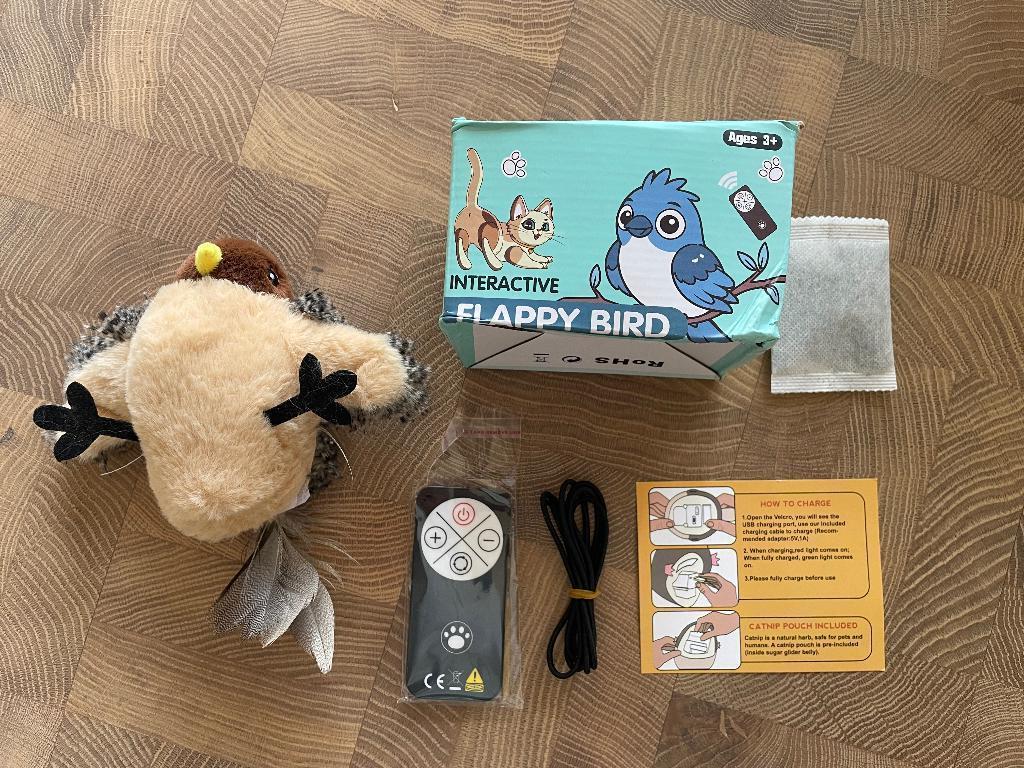 Katten speeltje, Flappy Bird, Dieren en Toebehoren, Kattenspeelgoed, Nieuw, Overig speelgoed, Ophalen of Verzenden
