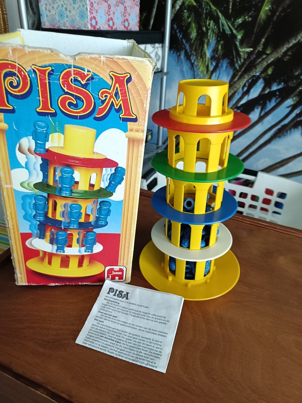 Pisa Toren Spel - Jumbo Balansspel, Drie of vier spelers, Ophalen of Verzenden, Gebruikt, Jumbo