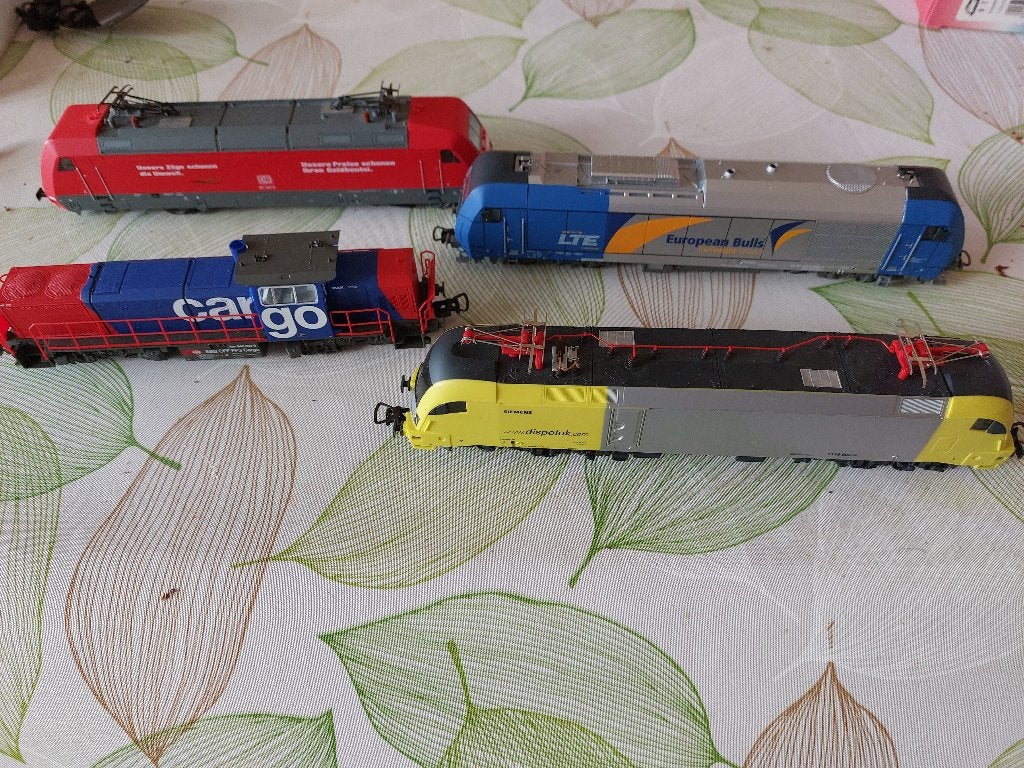 Piko 4 hobbylocs digitaal, Hobby en Vrije tijd, Modeltreinen | H0, Gebruikt, Gelijkstroom, Wagon, Piko