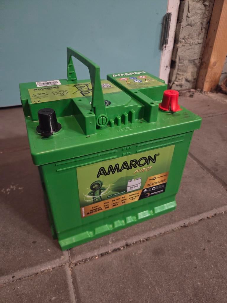 Nieuwe Amaron Pro 12V auto accu 50Ah, Ophalen of Verzenden, Nieuw, Renault