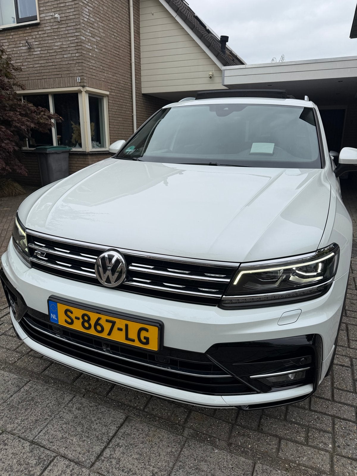 Volkswagen Tiguan 2.0 TSI 190pk 4Motion DSG 2019 Wit, Automaat, Dealer onderhouden, 1984 cc, 2500 kg