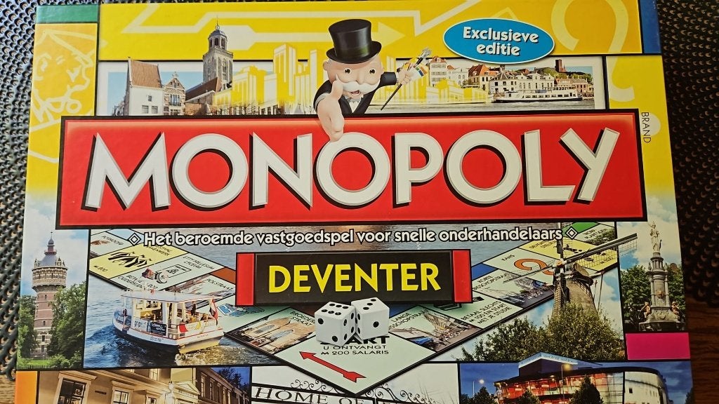 bordspel nieuw Monopoly Deventer Monopolie limited, Een of twee spelers, Ophalen of Verzenden, Nieuw, Monopoly
