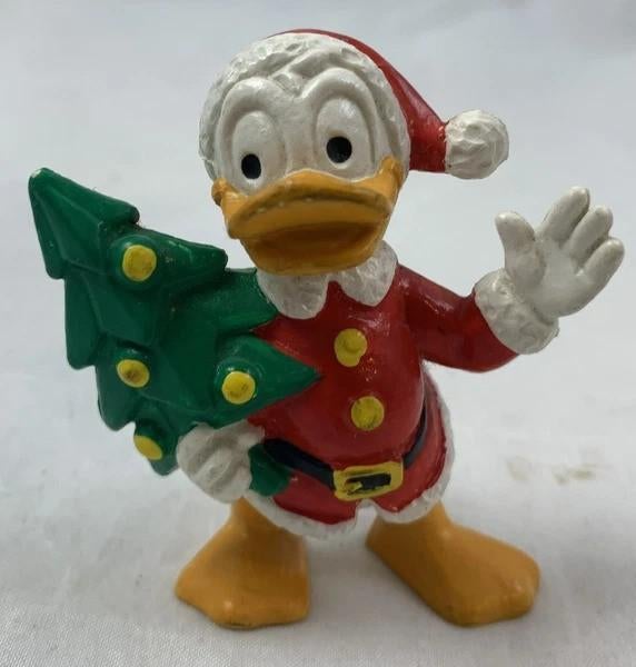 Bullyland Disney Donald Duck Kerstman Vintage Figuur 1984, Coolsingel 104, 3011 AG Rotterdam, Netherlands, Verzenden, Zo goed als nieuw