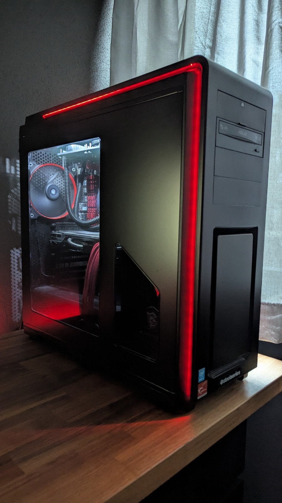 Game PC 5820k X99SLI Plus 32GB RAM Asus R9 290 Waterkoeler, Ophalen, 5820k, 32 GB, Gaming