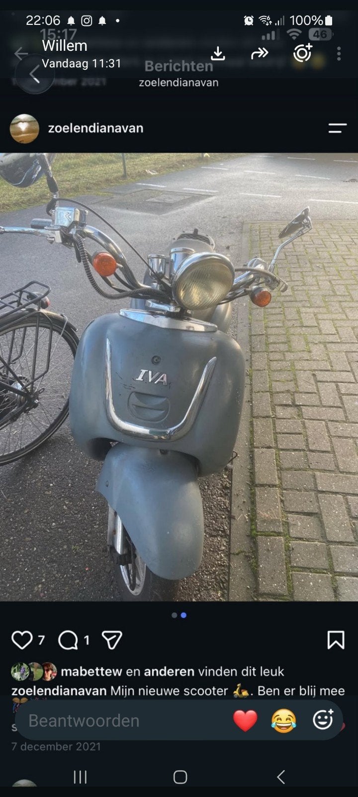 IVA Scooter - Startmotor defect, staat in de weg, Ophalen of Verzenden, Gebruikt, Overige merken