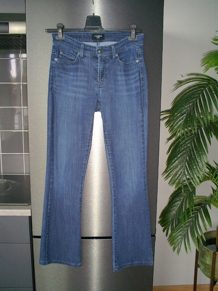 CAMBIO paris flared spijkerbroek mt. 36, Kleding | Dames, Broeken en Pantalons, Cambio, Zo goed als nieuw, Maat 36 (S), Lang