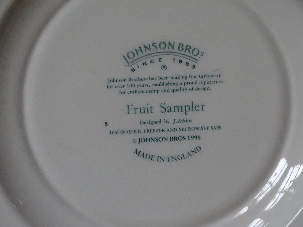 Servies, Engels, Johnson Bros, FRUIT SAMPLER, z.g.a.n., Ophalen of Verzenden