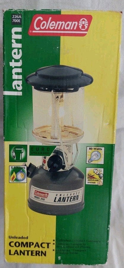 Coleman Compact Lantaarn Model 226A, Ophalen, Zo goed als nieuw