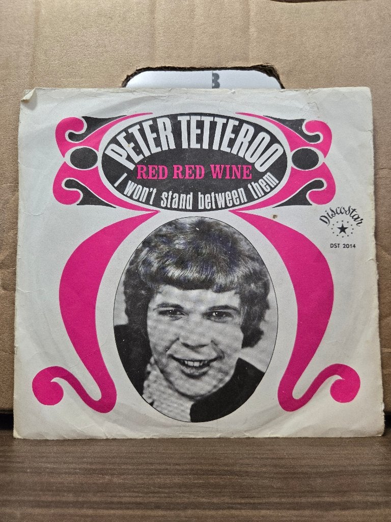 Peter Tetteroo - Red red wine, Cd's en Dvd's, 7 inch, Ophalen of Verzenden, Zo goed als nieuw, Beschermende buitenhoes