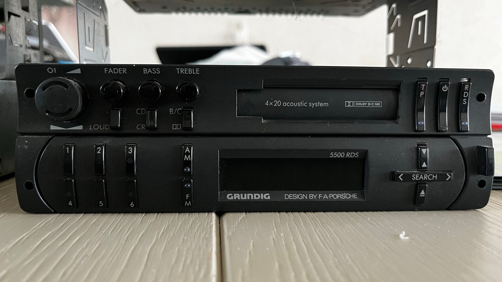 Vintage Autoradio's: Grundig, Philips, Sony - Set van 4, Ophalen of Verzenden, Gebruikt
