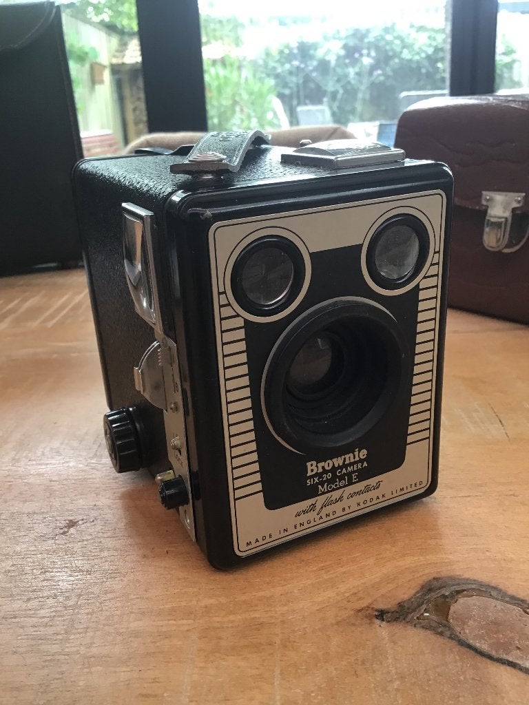 Kodak Brownie six-20 camera Model E, Ophalen of Verzenden, Compact, Kodak