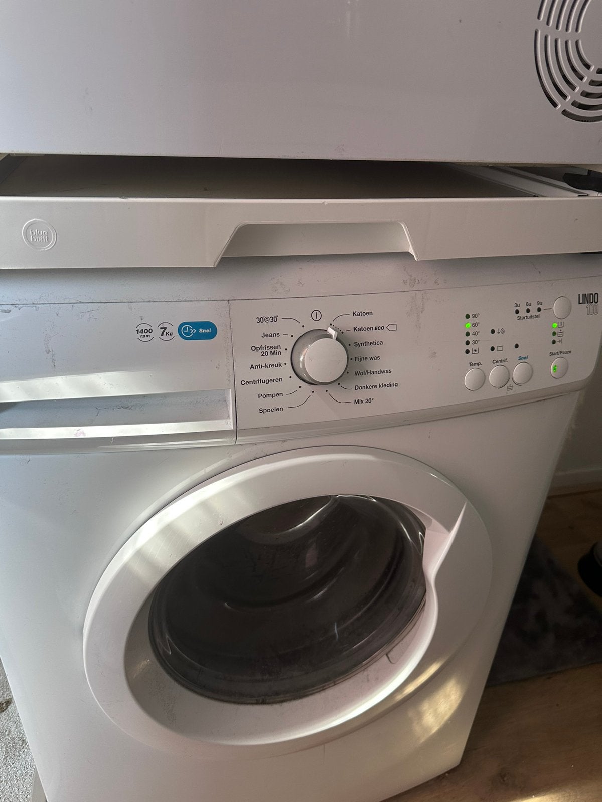 Goedwerkende Zanussi wasmachine Lindo 100 1400 touren, Ophalen, Gebruikt, Handwasprogramma, Voorlader