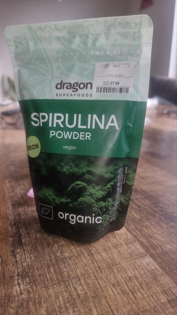 Dragon Superfoods Spirulina Poeder - Biologisch & Vegan, Ophalen of Verzenden, Nieuw, Poeder of Drank