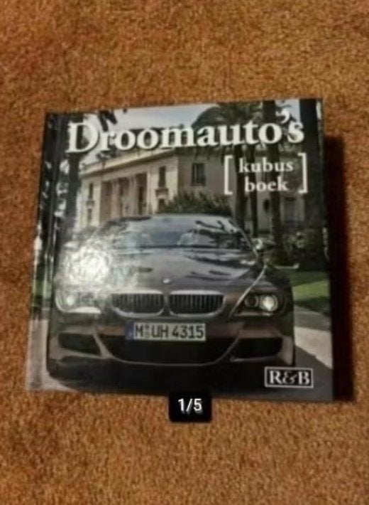 Droomauto's (dik) kubusboek (NIEUW), Algemeen, Nieuw, Ophalen of Verzenden, F. Connen