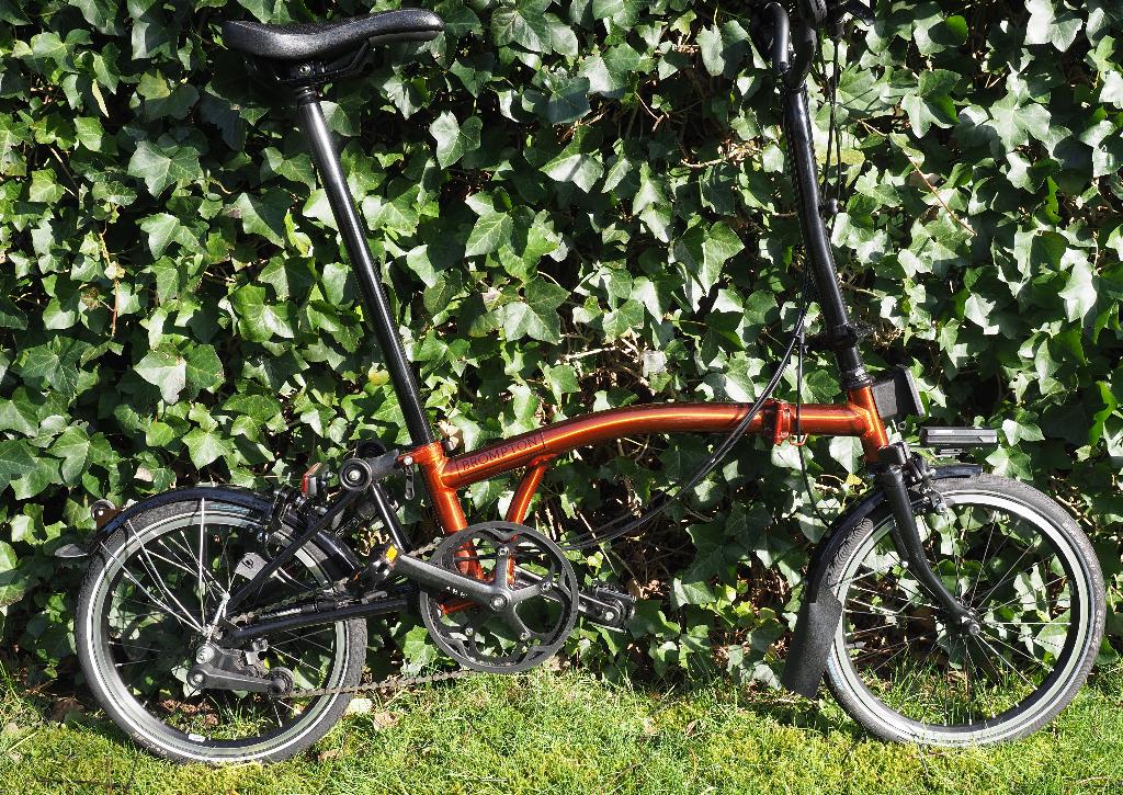 Brompton C-Line / H6L in Flame Laquer / Blackline, Fietsen en Brommers, Ophalen, Brompton, Velgrem, 16 tot 18 inch