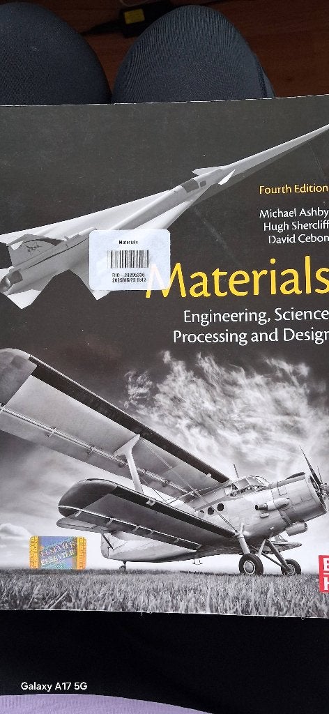 Materials: Engineering, Science, processing and design, Boeken, Studieboeken en Cursussen, Ophalen, Beta, Zo goed als nieuw, HBO