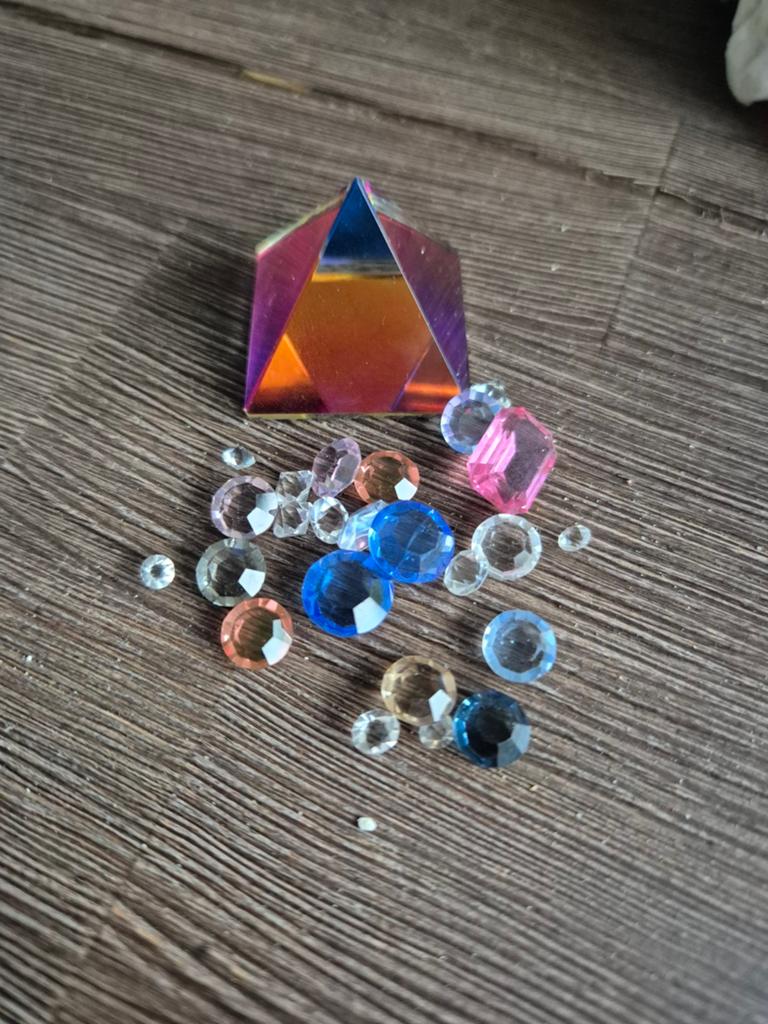 Kristallen steentjes, Ophalen of Verzenden, Zo goed als nieuw, Kristal, Overige typen