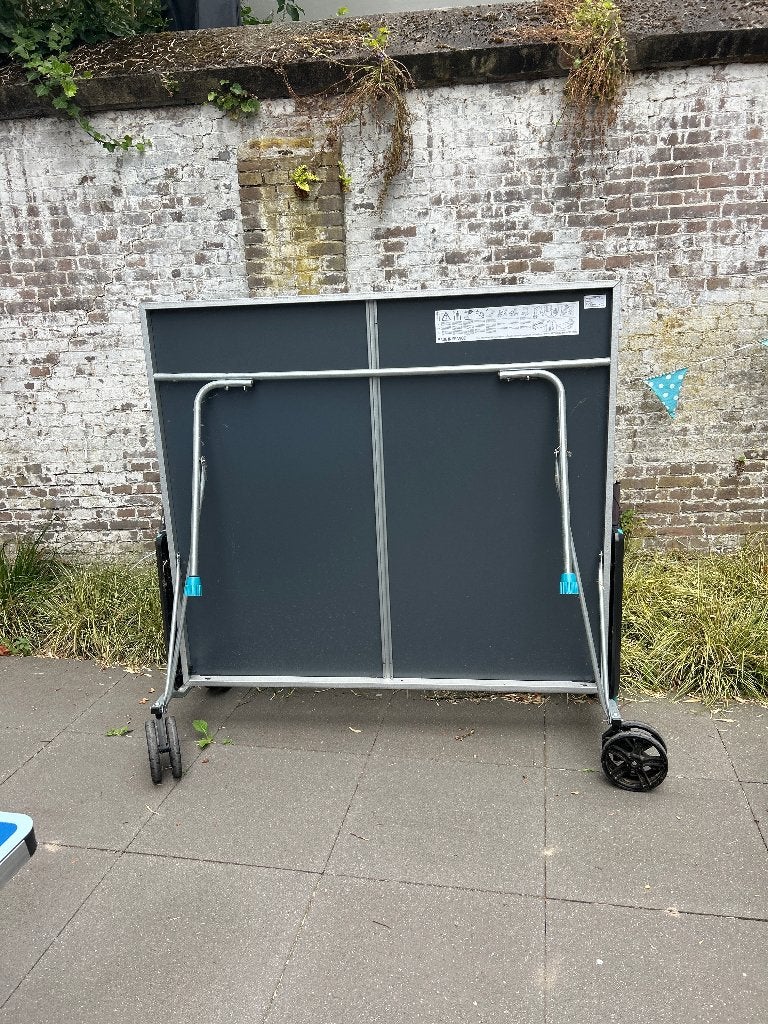 Pingpongtafel / tafeltennistafel, Sport en Fitness, Tafeltennis, Ophalen, Gebruikt, Tafel Outdoor, Inklapbaar