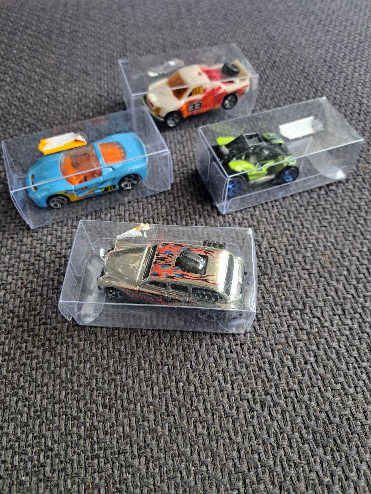 4 x model hotwheels, Gebruikt, Auto, Malaysia/china, Ophalen of Verzenden