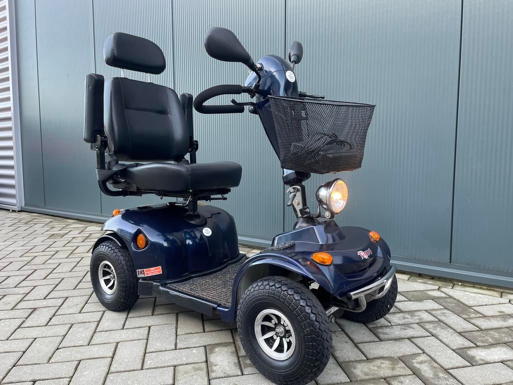 Leuke scootmobiel Freerider Tiger 4, Gebruikt, Mango, Ophalen of Verzenden, 26 t/m 35 km