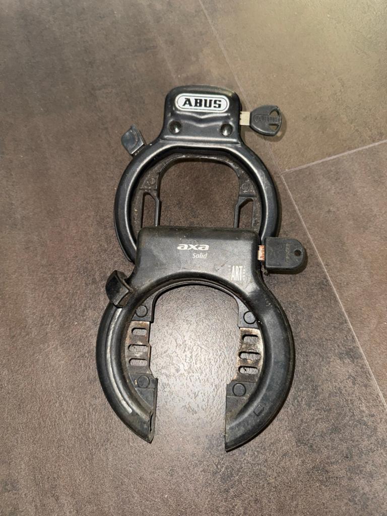 ABUS en AXA Ringsloten - Set van 2, Ophalen, Gebruikt, Ringslot