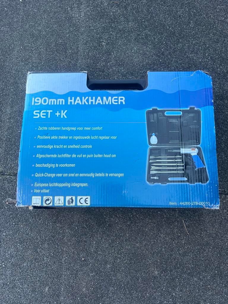 Hakhamer voor compressor - Zo goed als nieuw, Ophalen of Verzenden, Zo goed als nieuw