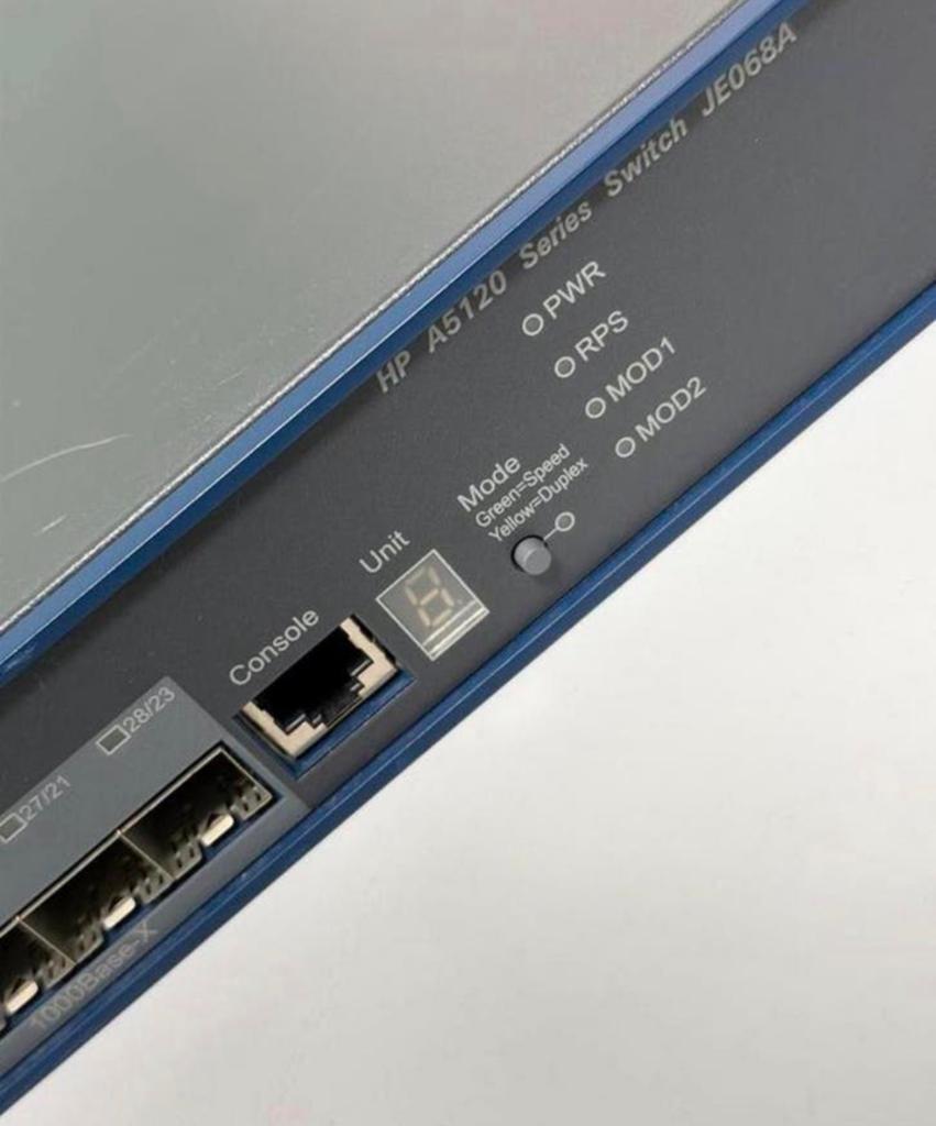 HP A5120 Series JE068A netwerk switch 24-port ethernet unit, Ophalen of Verzenden, Zo goed als nieuw, H, H