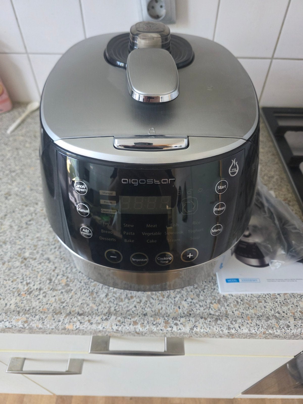 Aigostar Elektrische Snelkookpan - Model 300008IWY, Ophalen, Nieuw
