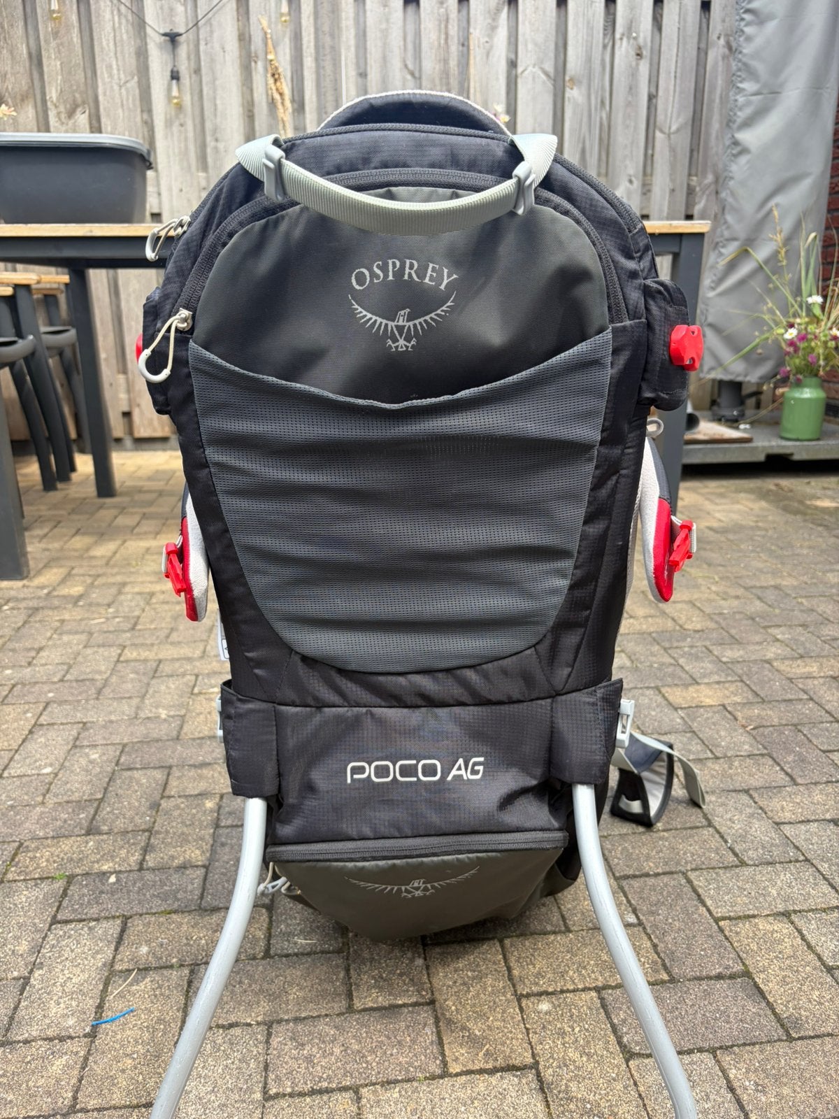 Osprey Poco AG - Comfortabele Kinderdrager, Zo goed als nieuw, Rug, Ophalen, Overige merken