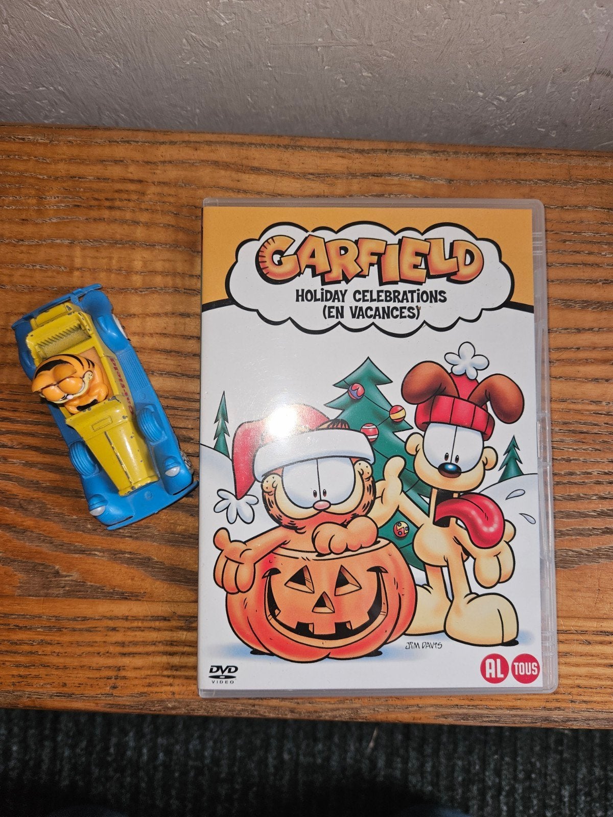 GARFIELD dvd en model auto., Alle leeftijden, Ophalen of Verzenden, Zo goed als nieuw