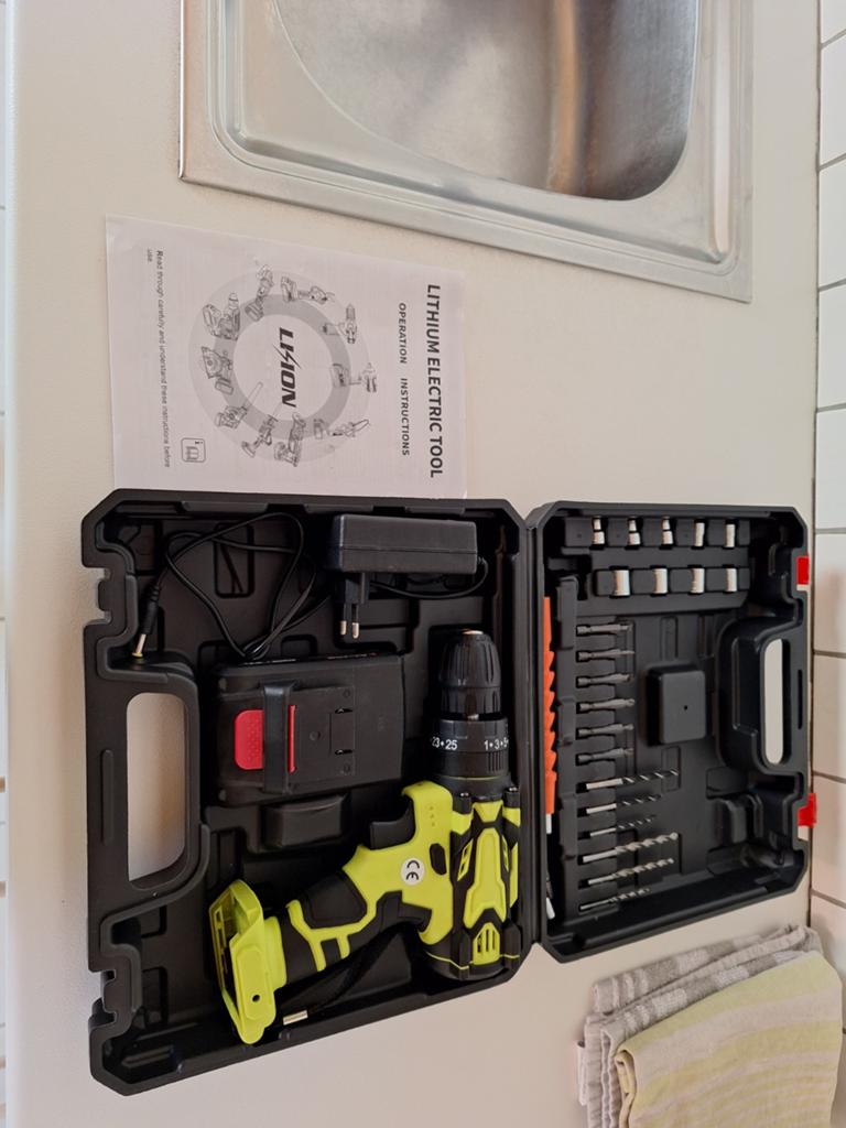 Nieuwe Boor- en Schroefmachine Set, Variabele snelheid, Nieuw, Ophalen of Verzenden, Boor- en Schroefmachine