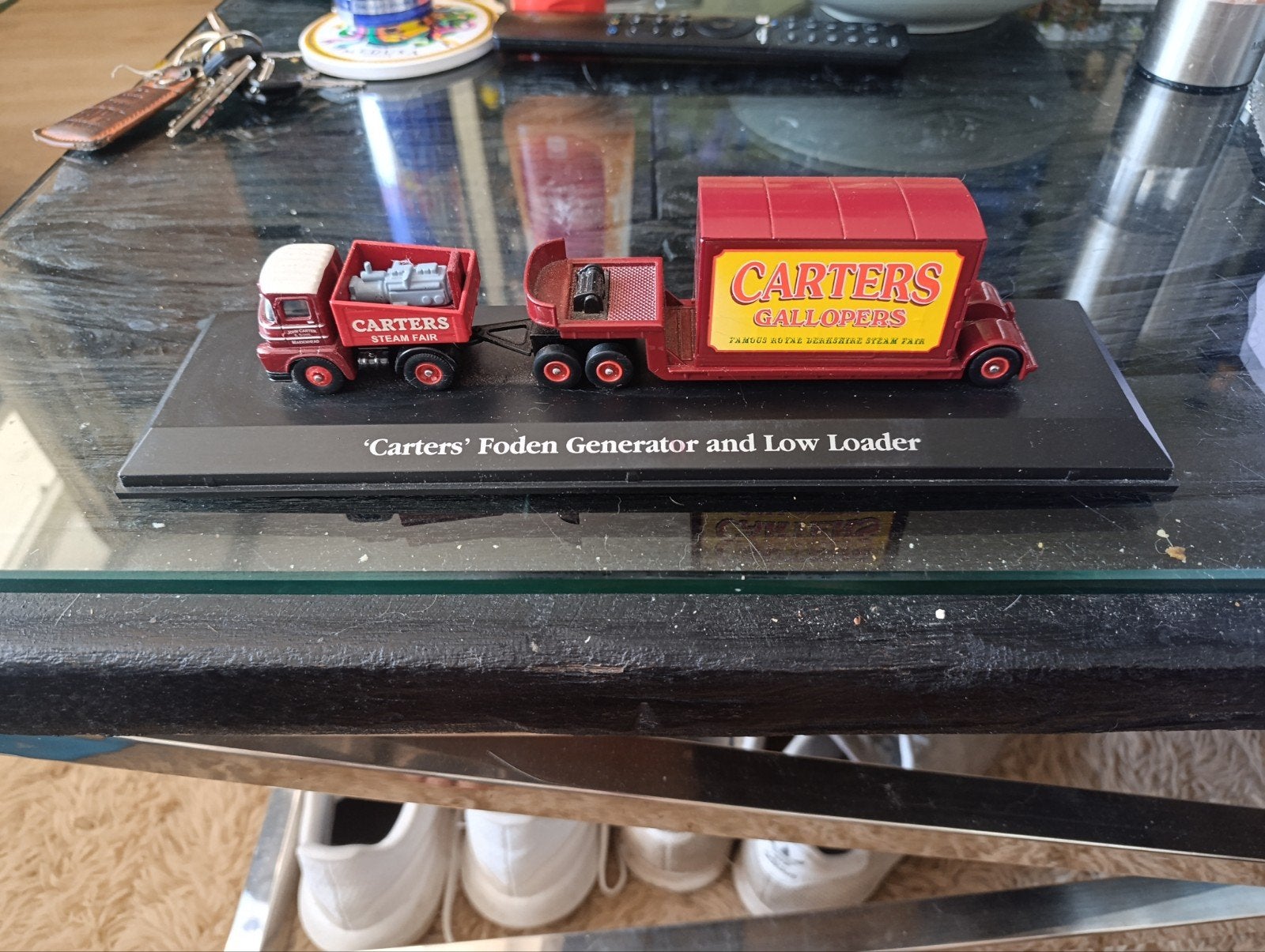 Corgi Carters Foden Generator en Low Loader Model, Ophalen, Zo goed als nieuw, Bus of Vrachtwagen, Corgi