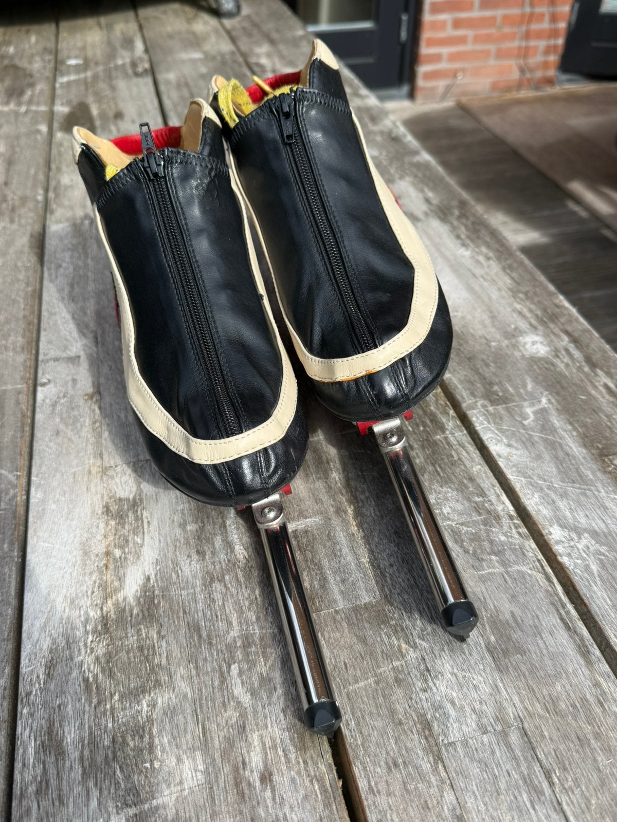 Viking Nagano Gold 2005 / Nanoflex / Maat42 / zgan, Sport en Fitness, Schaatsen, Ophalen, Gebruikt, Noren, Viking