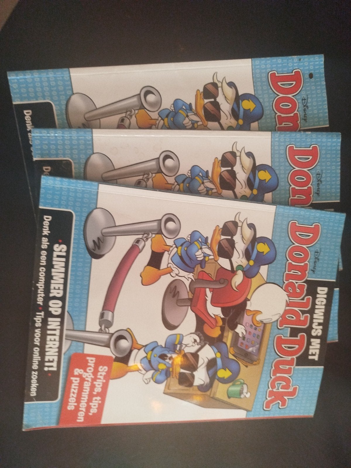 Donald Duck Digiwijs slimmer op internet, Meerdere stripboeken, Verzenden, Gelezen, Donald Duck