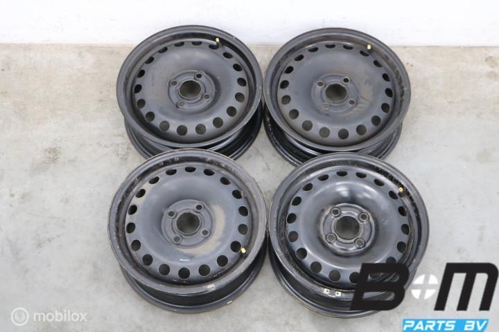 Org 14 inch stalen velgen VW Up / Mii / Citigo 1S0601027G, Auto-onderdelen, Banden en Velgen, 14 inch, Gebruikt, Velg(en), Personenwagen