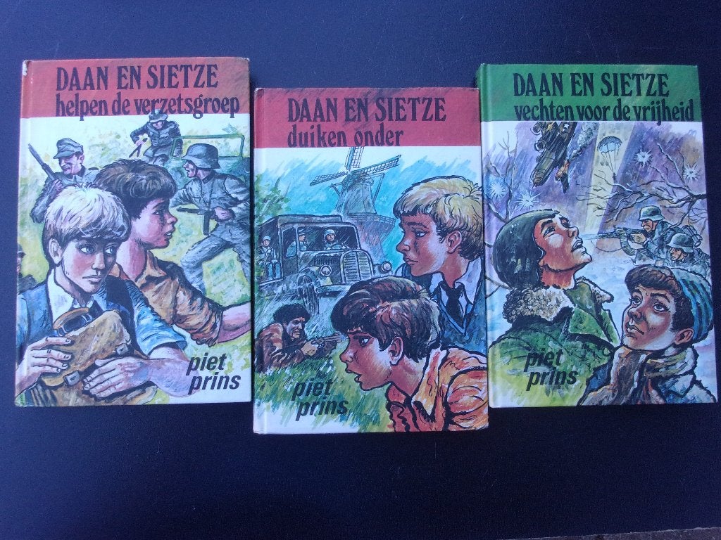 3 DELEN: DAAN en SIETZE  (PIET PRINS), Ophalen of Verzenden, Tweede Wereldoorlog, Zo goed als nieuw, Overige onderwerpen