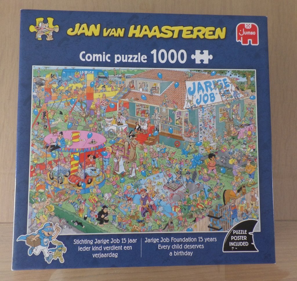 Jan van Haasteren Ieder kind verdient een verjaardag, Ophalen of Verzenden, 500 t/m 1500 stukjes, Zo goed als nieuw, Legpuzzel